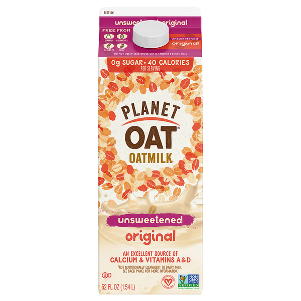 Planet Oat Unsweetened Original Oatmilk