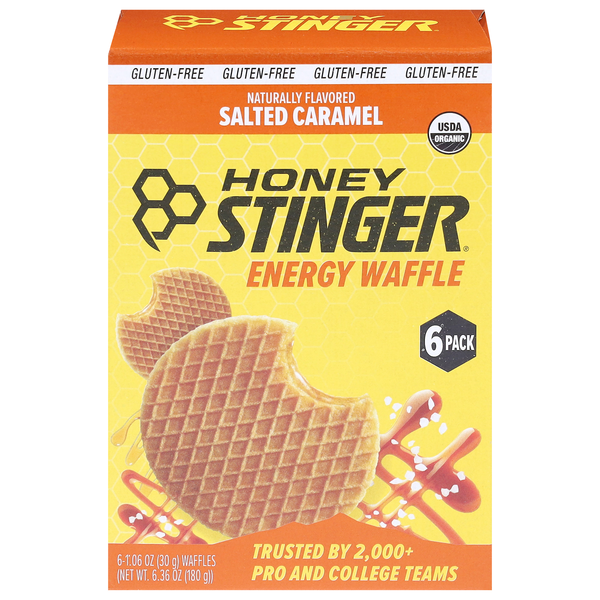 Honey Stinger Salted Caramel Energy Waffles - 6 ct