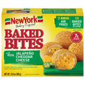 New York Jalapeno Cheddar Cheese Baked Bites - 15 ct Frozen