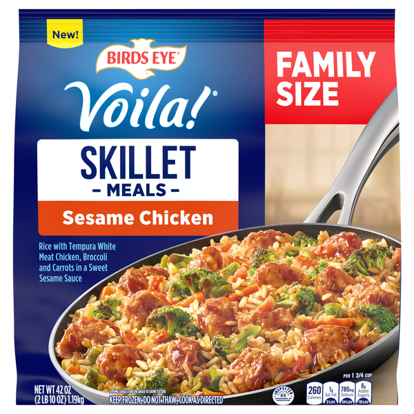 Birds Eye Voila! Sesame Chicken Family Size Frozen Skillet Meal