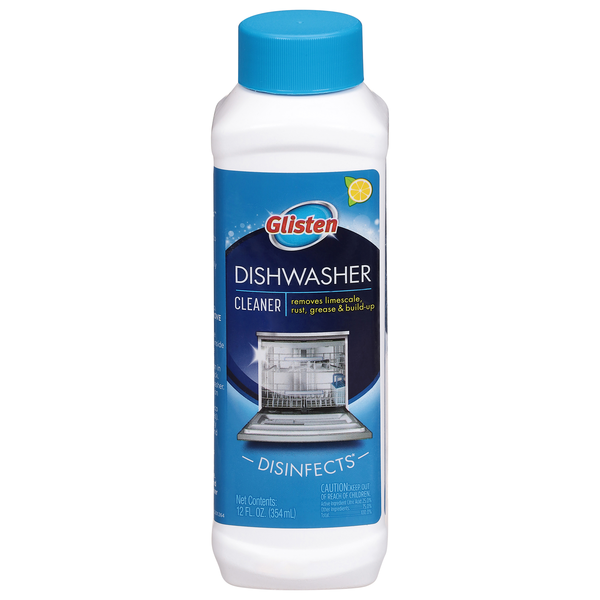 Glisten Lemon Scent Disinfecting Dishwasher Cleaner