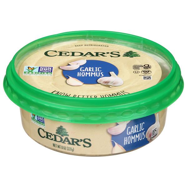 Cedar S Garlic Hummus Nutrition Blog Dandk