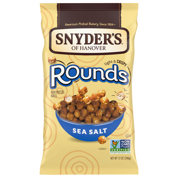 Snyder's of Hanover Rounds Sea Salt Mini Pretzel Balls