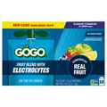 GoGo squeeZ Active Blueberry Strawberry & Lemon Fruit Pouches - 10 ct