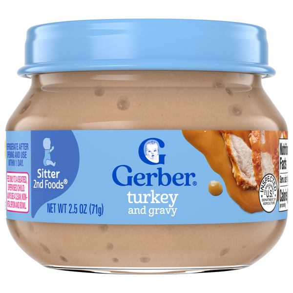 Gerber Mealtime 2nd Baby Food Turkey & Gravy