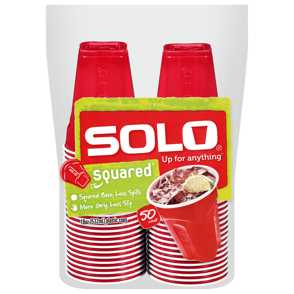 Solo SoloGrips Cups Plastic 18 oz (Colors May Vary)