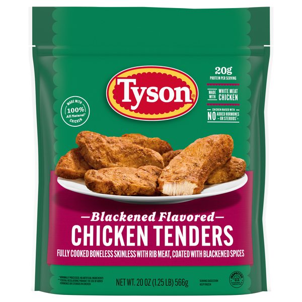 Tyson Blackened Flavored Chicken Breast Strips Frozen