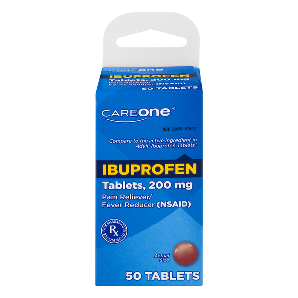 CareOne Ibuprofen Pain Relief 200 mg Tablets