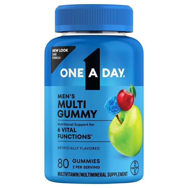 One A Day Men's Multivitamin Supplement Gummies