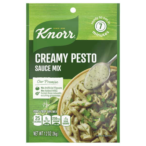Save on Knorr Pasta Sauce Mix Creamy Pesto Order Online Delivery Stop