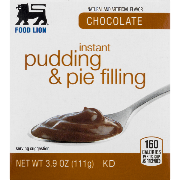 Food Lion Instant Pudding & Pie Filling Chocolate