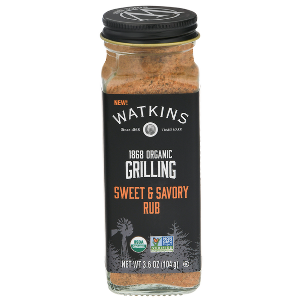 Watkins 1868 Organic Grilling Sweet & Savory Rub