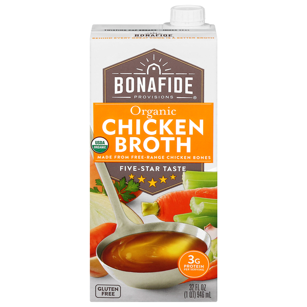 Bonafide Provisions Organic Gluten Free Chicken Broth