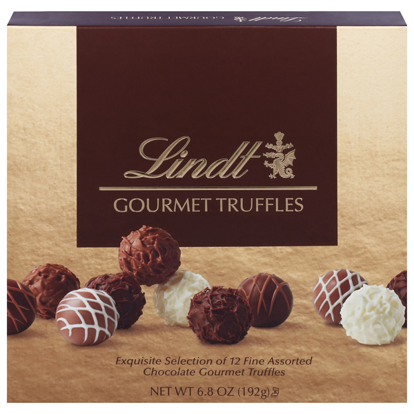 Lindt Gourmet Assorted Chocolate Candy Truffles Gift Box