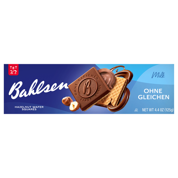 Bahlsen Ohne Gleichen Hazelnut Praline Milk Chocolate Wafer Cookies