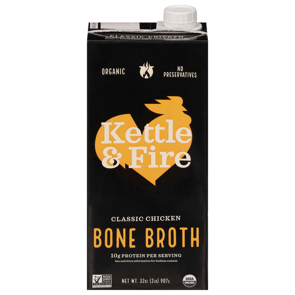 Kettle & Fire Organic Gluten Free Classic Chicken Bone Broth