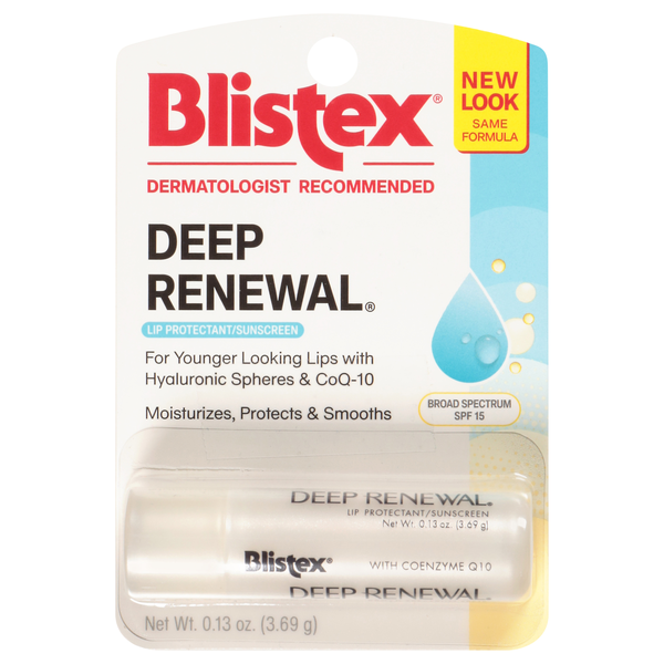 Blistex Deep Renewal Anti-Aging Treatment Lip Protectant Sunscreen SPF 15