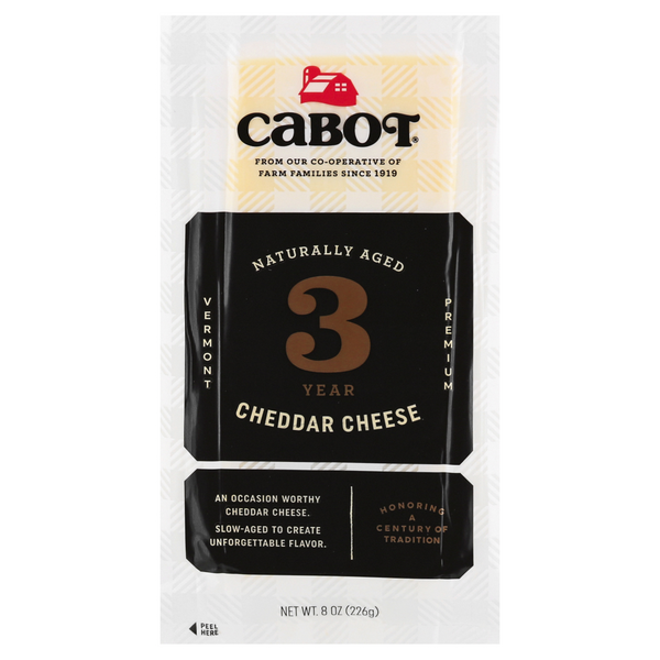 Save On Cabot Vermont Cheddar Cheese 3 Year Naturally Aged Order Online