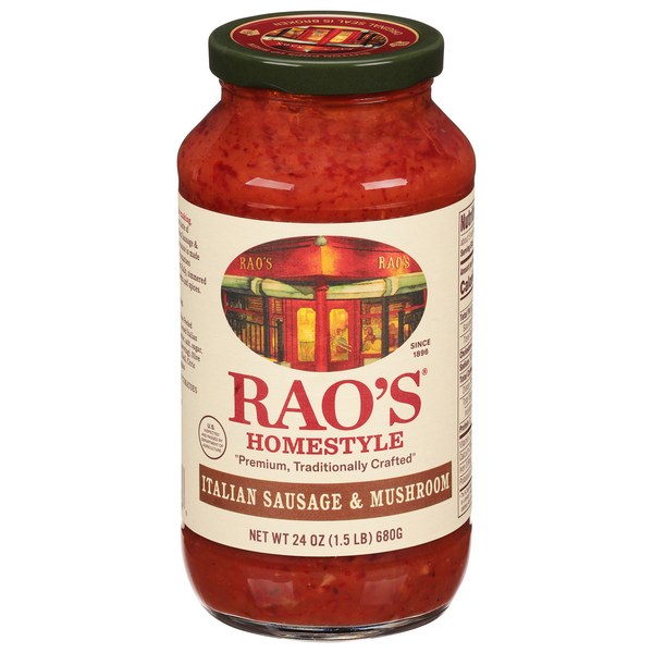 Rao's Homestyle Italian Sausage & Mushroom Pasta Sauce