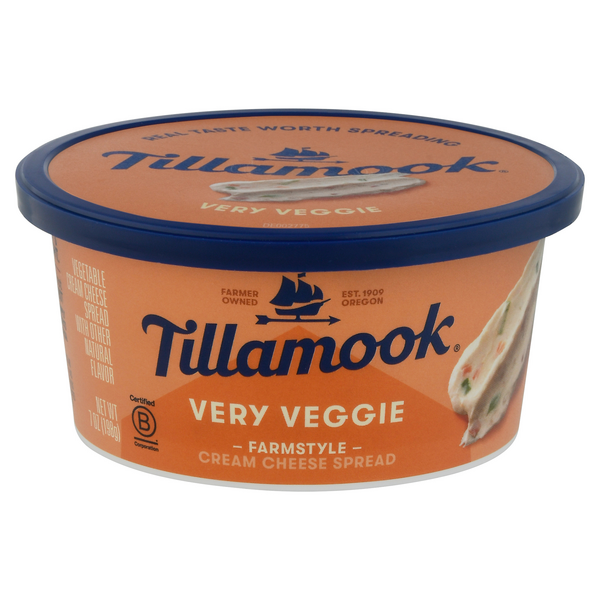 Tillamook Very Veggie Farmstyle Cream Cheese Spread