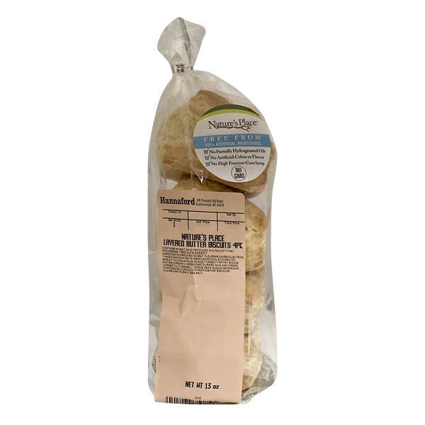 Nature's Place Free from Layered Butter Biscuits - 4 ct