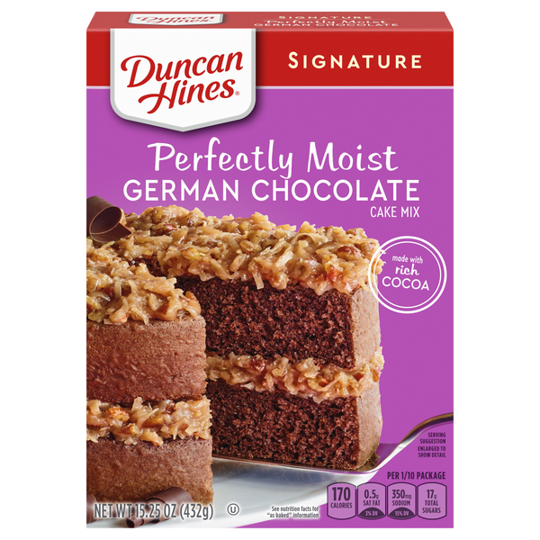 Duncan Hines Signature Perfectly Moist German Chocolate Cake Mix