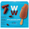 WW Low Fat Giant Chocolate Fudge Ice Cream Bars - 6 ct