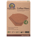 If You Care Coffee Filters No. 4 Size Unbleached