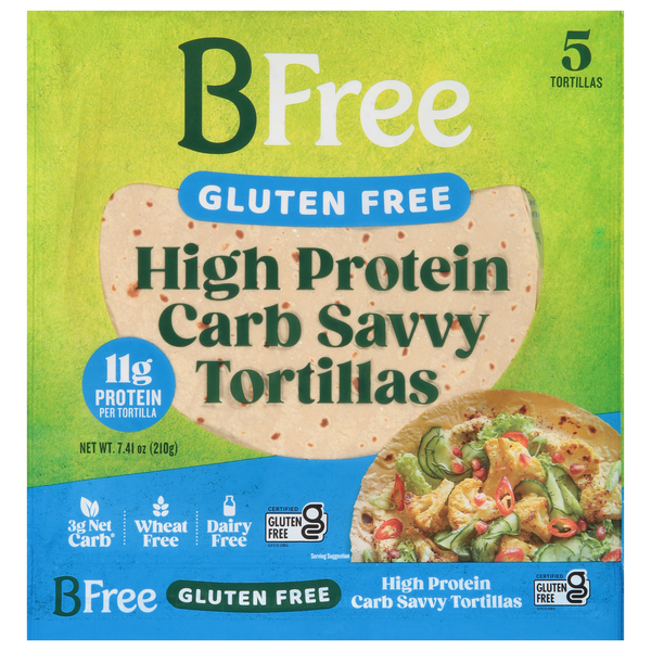 BFree Gluten Free High Protein Carb Savvy Tortillas - 5 ct