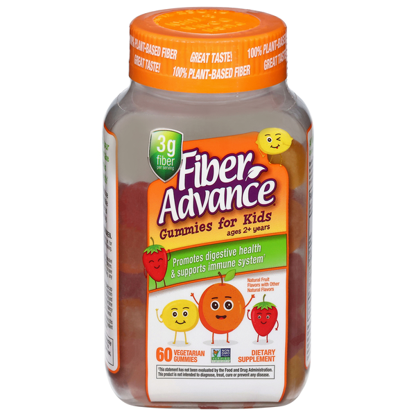 Fiber Advance for Kids Vegetarian Gummies