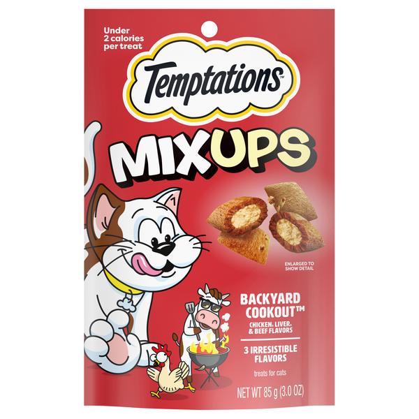 Temptations MixUps Backyard Cookout Crunchy & Soft Cat Treats