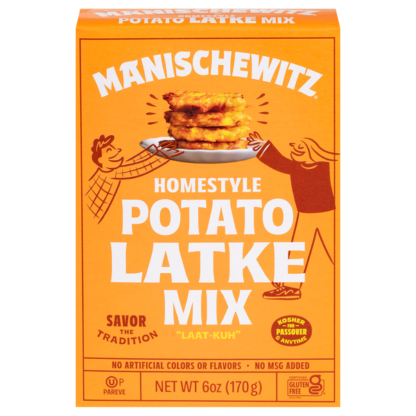 Manischewitz Gluten Free Homestyle Potato Latke Mix Kosher For Passover