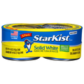 StarKist 25% Less Sodium Solid White Albacore Tuna in Water - 4 ct