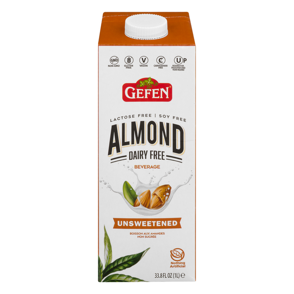 Gefen Almondmilk Unsweetened Dairy Free