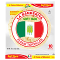 La Banderita Soft Taco Flour Tortillas 8 Inch - 10 ct