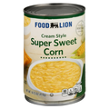 Food Lion Cream Style Super Sweet Corn