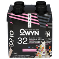 OWYN Dairy Free Zero Sugar Fruity Cereal Flavor 32g Protein Shakes - 4 pk