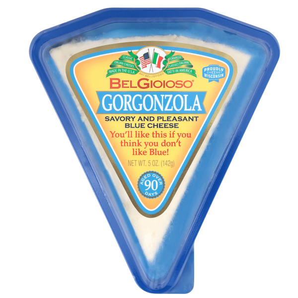 BelGioioso Crumbly Gorgonzola Italian Blue Cheese Wedge