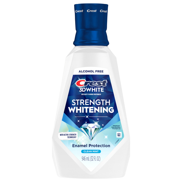 Crest 3D White Diamond Strong Anticavity Wintermint Mouthwash