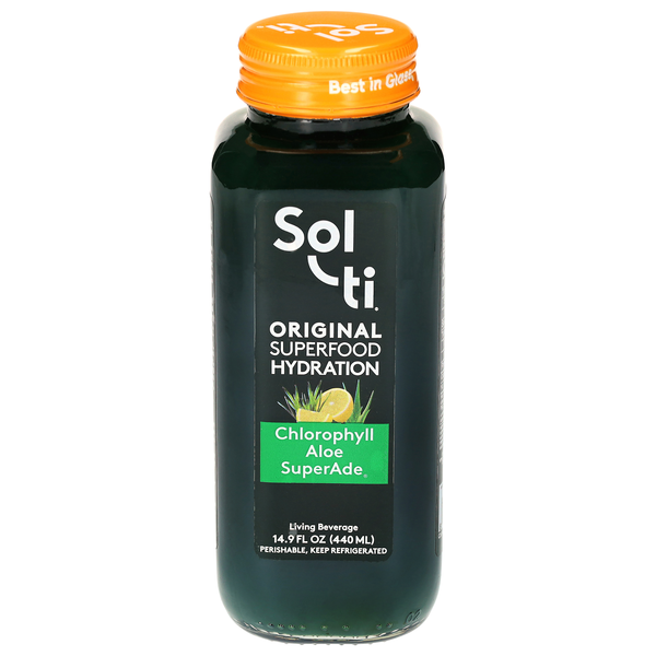 Sol-ti Organic SuperFood Hydration Chlorophyll Aloe SuperAde Beverage