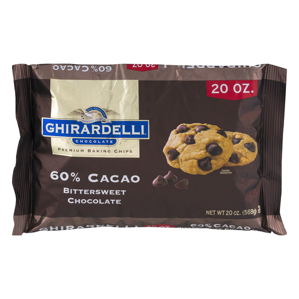 Save On Ghirardelli Chocolate Premium Baking Chips Cacao Bittersweet Chocolate Order Online Delivery Stop Shop
