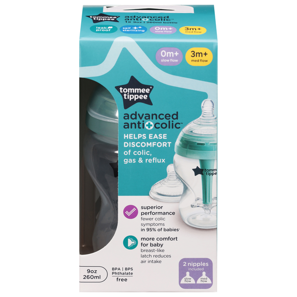 Tommee Tippee Advanced Anti-Colic 9 oz Baby Bottle