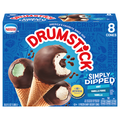 Nestle Drumstick Simply Dipped Variety Dairy Dessert Sundae Cones - 8 ct