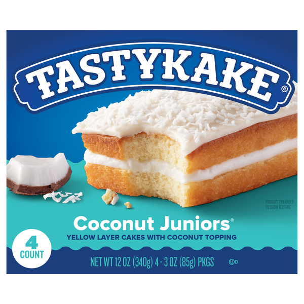 Tastykake Coconut Junior Snack Cakes - 4 ct