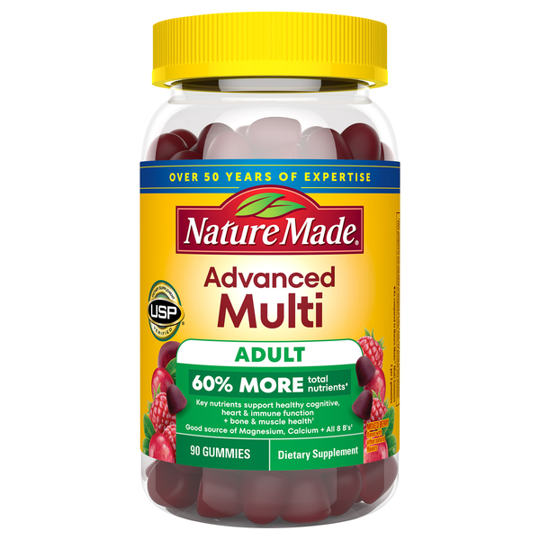 Nature Made Adults Mixed Berry Advance Multi Gummies