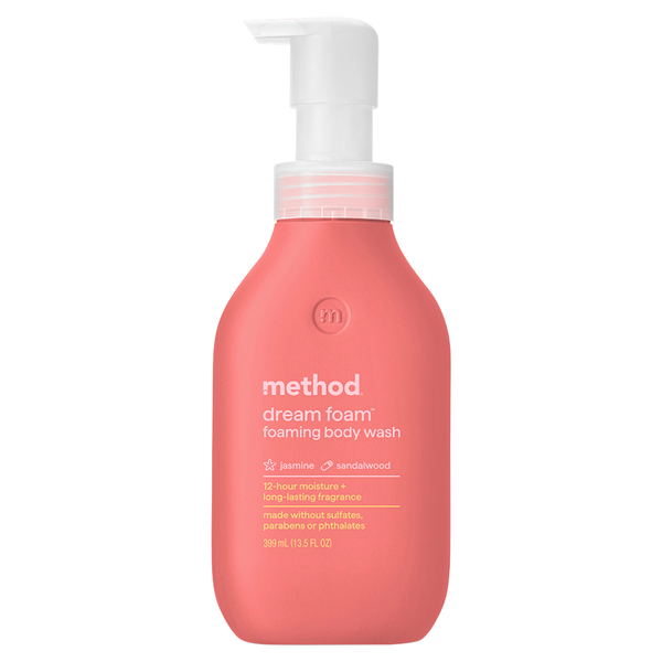 Method Dream Foam Jasmine & Sandalwood Foaming Body Wash Pump
