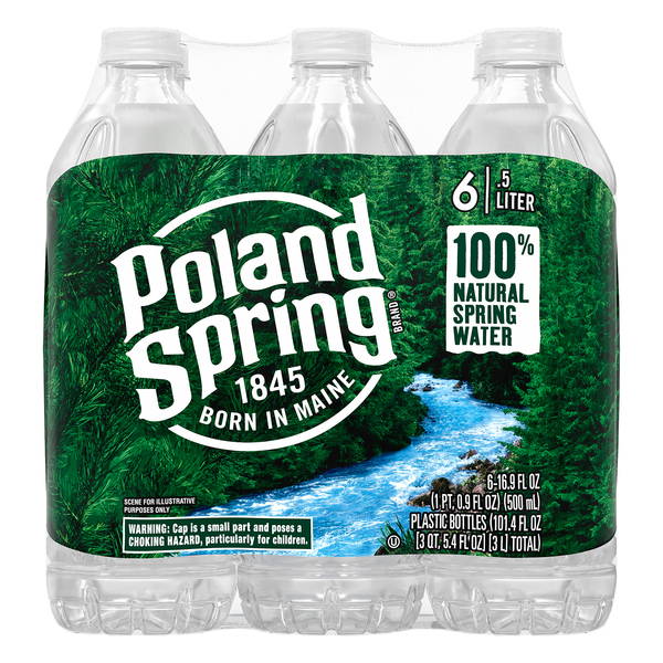 Save on Poland Spring Water Natural 6 pk Order Online Delivery Stop & Shop