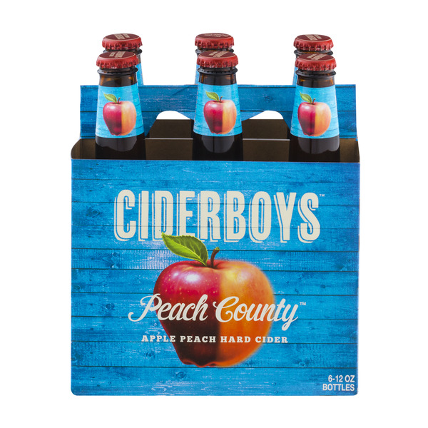 Save on Ciderboys Peach County Apple Peach Hard Cider 6 pk Order