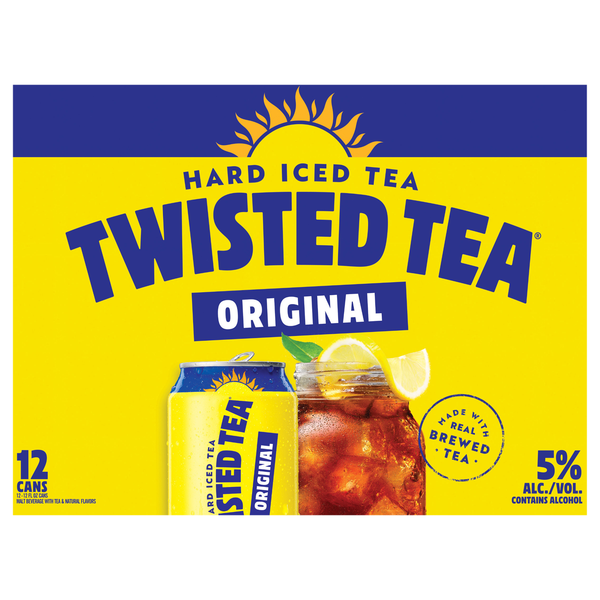 Twisted Tea Hard Iced Tea Original - 12 pk