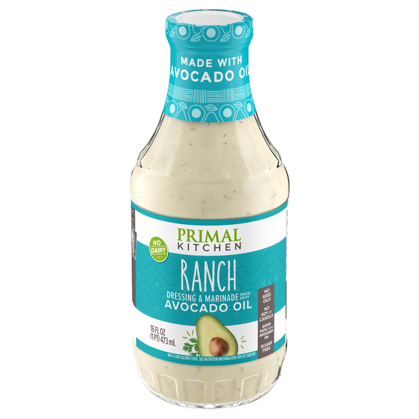Primal Kitchen Dairy Free Ranch Dressing Made with Avocado Oil